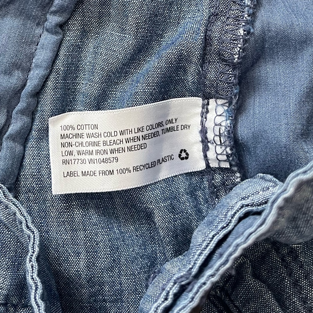 {A New Day} Chambray Shorts in Blue - Womens 4 - Picture 12 of 12